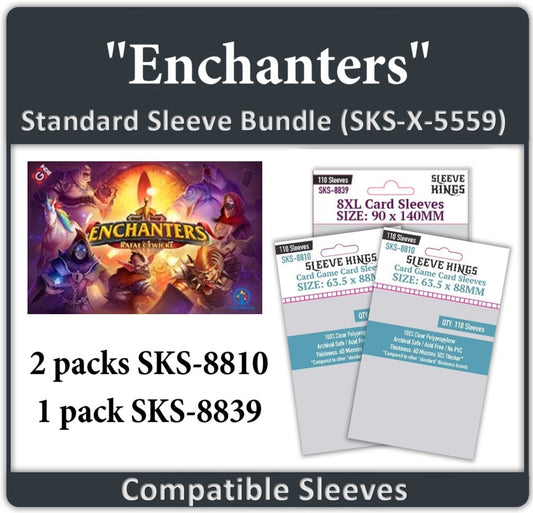 "Enchanters" Compatible Card Sleeve Bundle (8810 X 2 + 8839 X1)