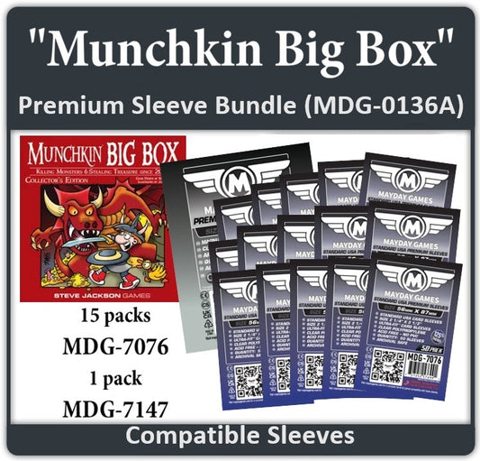 "Munchkin Big Box" Compatible Card Sleeve Bundle