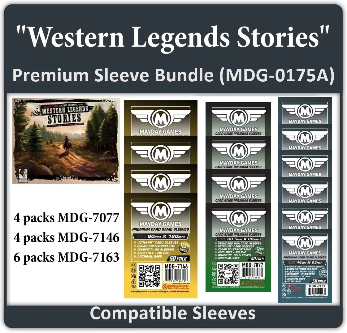 "Western Legends Stories" Compatible Card Sleeve Bundle