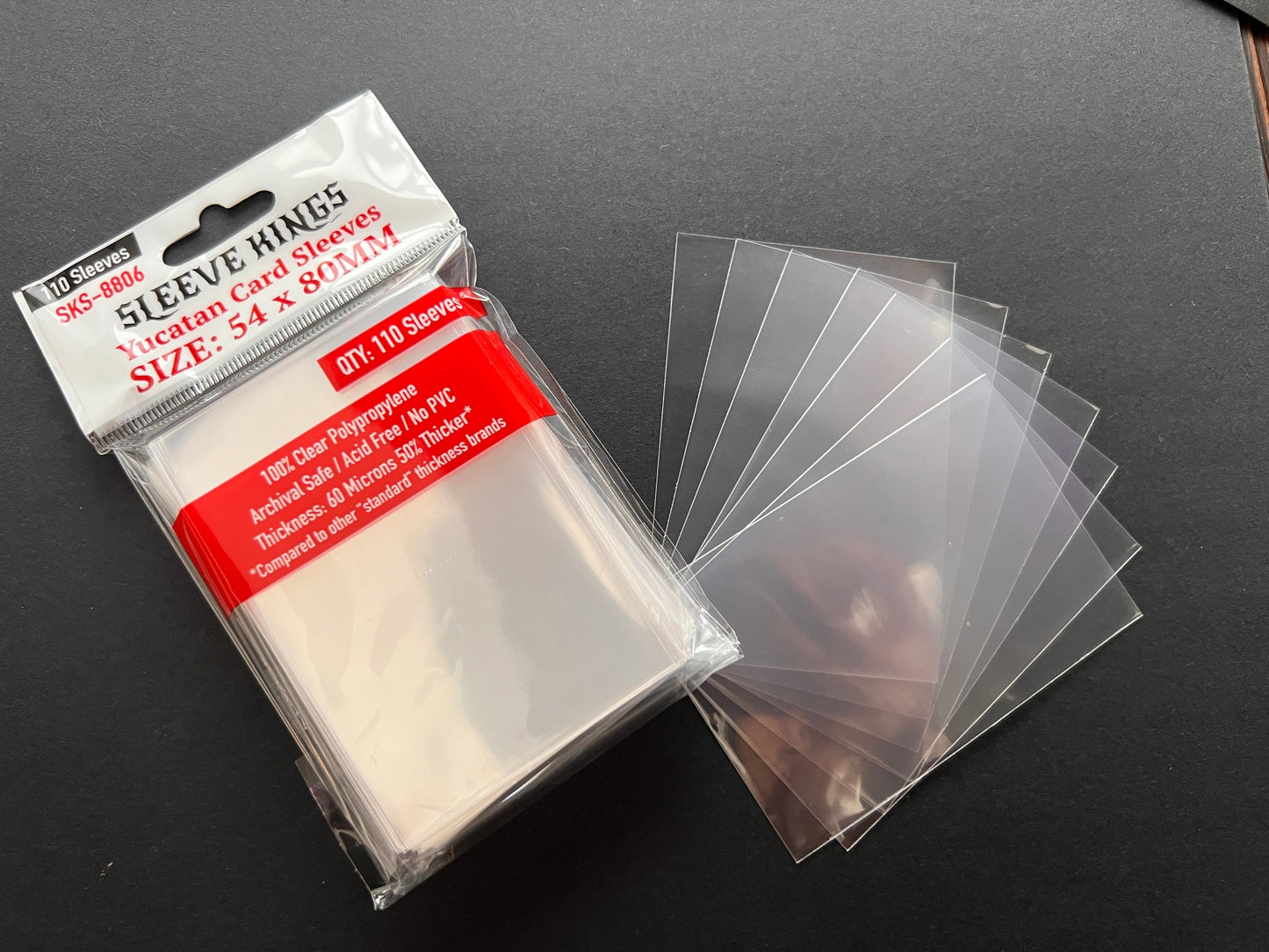 Sleeve Kings Yucatan Card Sleeves (54x80mm) -110 Pack, -SKS-8806