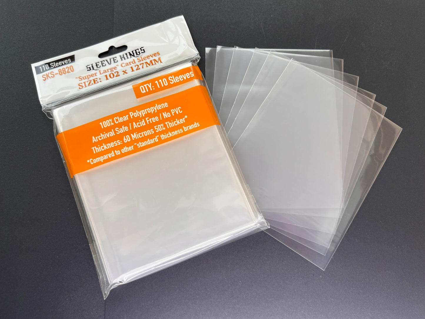 Sleeve Kings "Super Large" Sleeves (102x127mm) -110 Pack, -SKS-8820