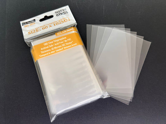 "Space Alert Compatible" Sleeves (60x102mm) - 110 Pack, SKS-8823