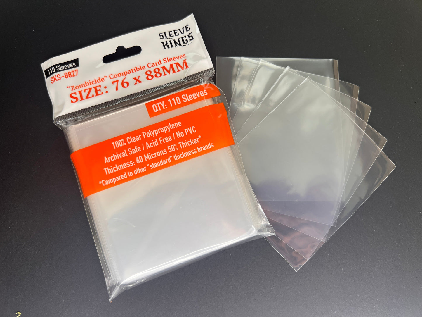 "Zombicide Black Plague" Compatible Sleeve Bundle (8801 X 2 + 8827 X 1)