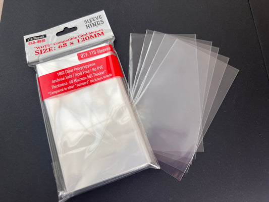 "Space Alert Large Compatible" Sleeves (67x103mm) - 110 Pack, SKS-8829