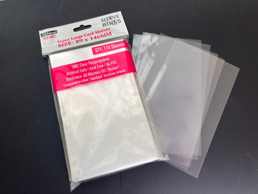 "Super Large" Sleeves (89x146mm) - 110 Pack, SKS-8831