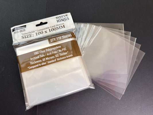 "Etherfields Compatible" Sleeves (100x100 MM) - 110 Pack, SKS-8838