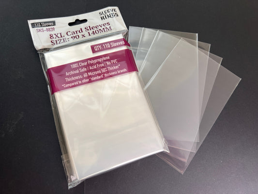 "8XL" Sleeves (90x140 MM)  (Castle von Loghan, Phantom: Treasures of Drakon) - 110 Pack, SKS-8839