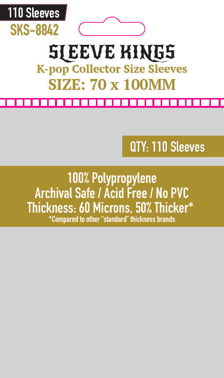 Kpop Collector Size (70x100 MM) 110 pack- SKS-8842